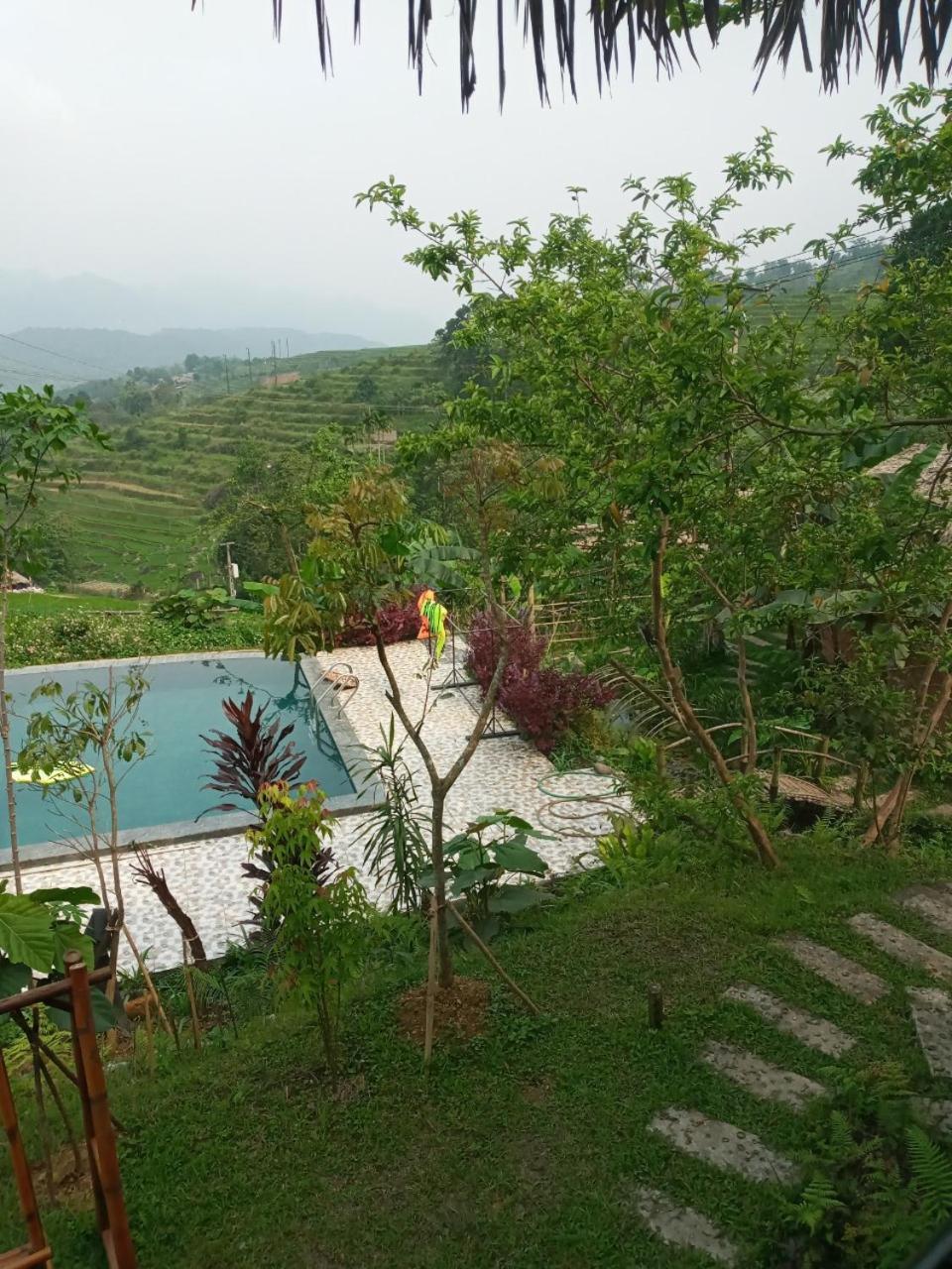Puluong Bamboo Villa Huong Ba Thuoc Dış mekan fotoğraf