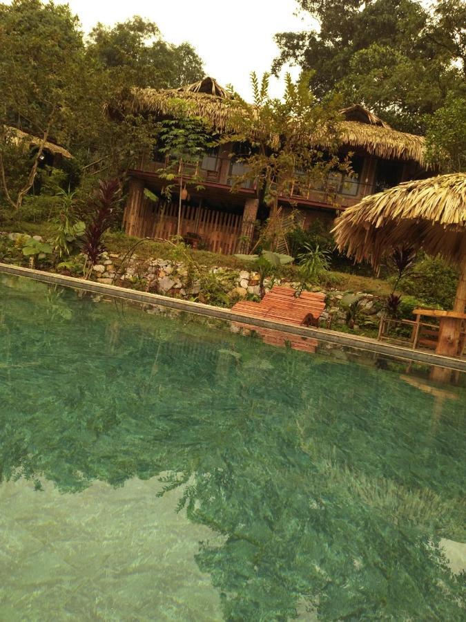 Puluong Bamboo Villa Huong Ba Thuoc Dış mekan fotoğraf