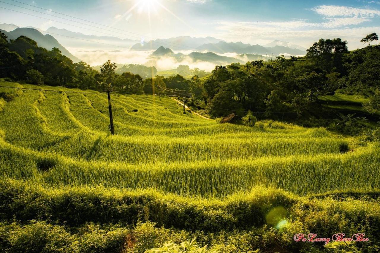 Puluong Bamboo Villa Huong Ba Thuoc Dış mekan fotoğraf