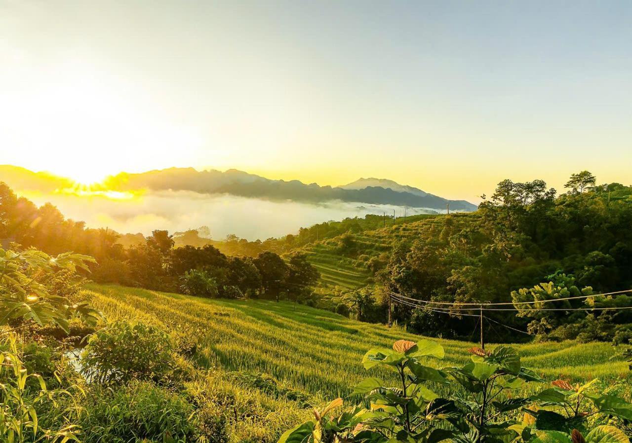Puluong Bamboo Villa Huong Ba Thuoc Dış mekan fotoğraf