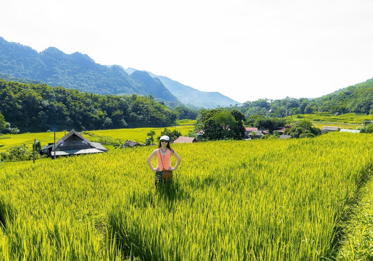 Puluong Bamboo Villa Huong Ba Thuoc Dış mekan fotoğraf